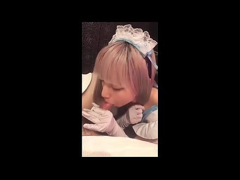 ❤️ Ídol japonès [mayuka], vestit de criada francesa, part 1, mamada i masturbació amb loció Fota a nosaltres ❌️